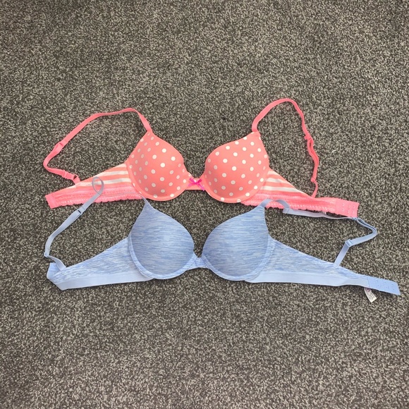 SO Other - 3/$15 2 34A SO bras pink and blue